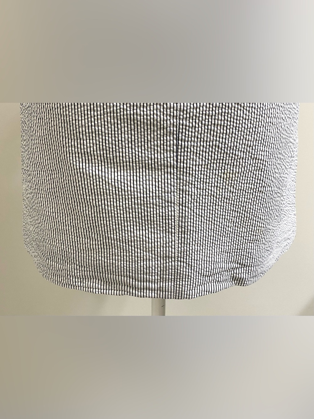 J Crew Womens 6 Navy Blue White Stripe Skirt Boho Y2K Summer Fisherman Preppy - Picture 6 of 13